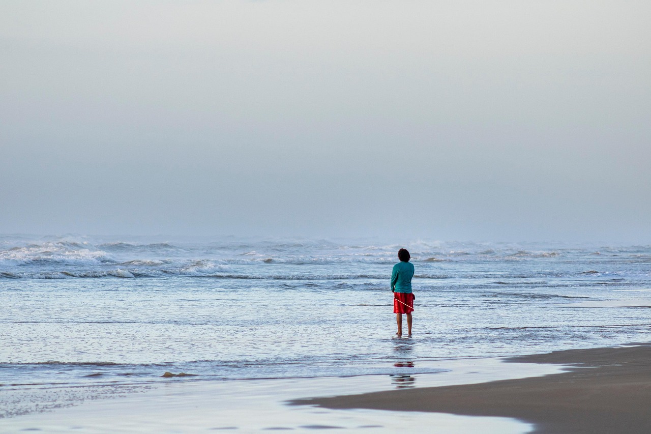 landscapes, people, beach, calm, nature, person, people, people, people, people, people